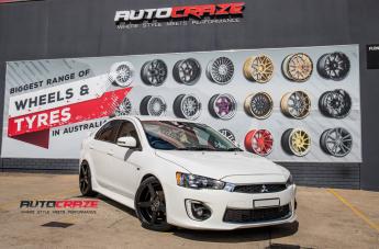 MITSUBISHI LANCER DISTRICT SATIN BLACK